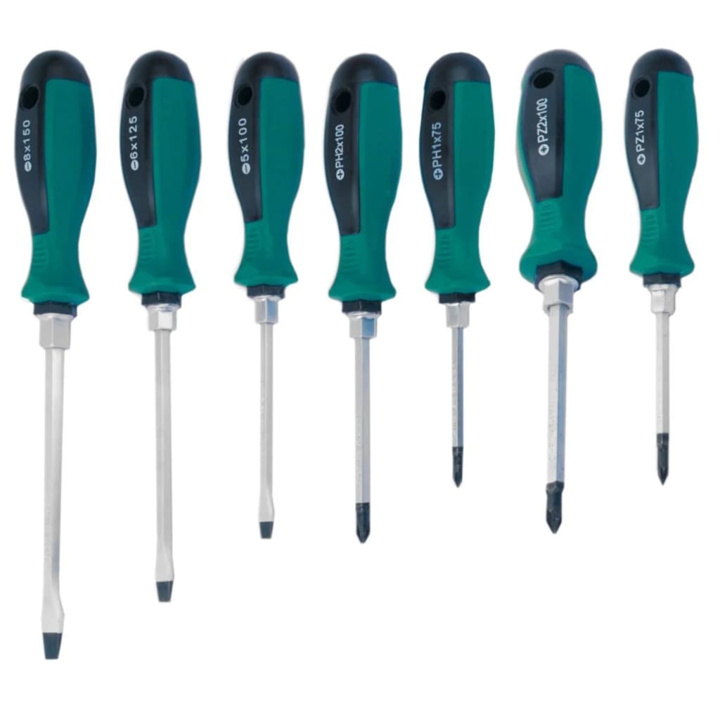 BrÌ_der Mannesmann Seven Piece Screwdriver Set 11115