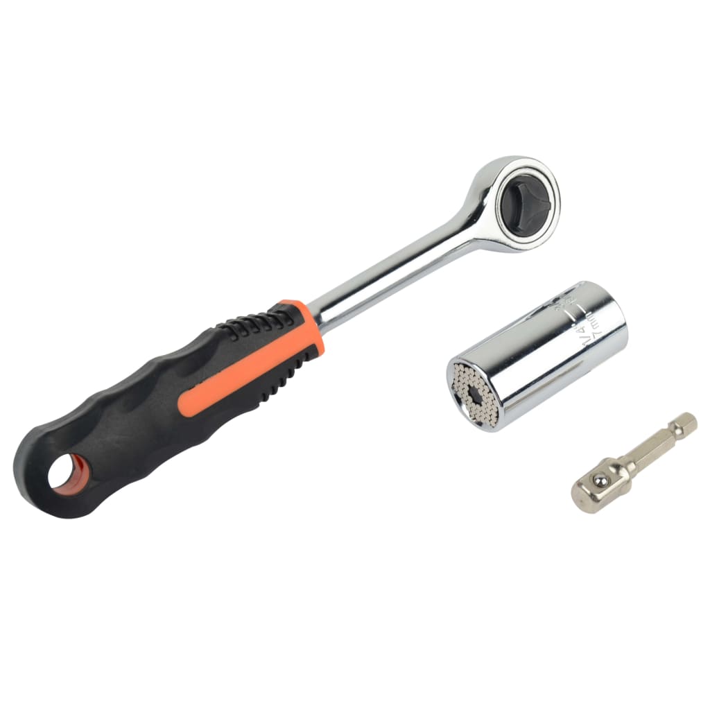 BrÌ_der Mannesmann Universal Socket 7-19 mm with Ratchet