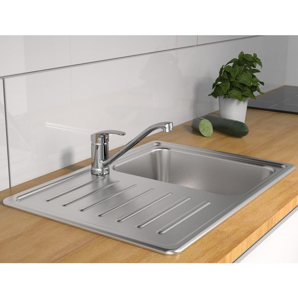 SCHÌÏTTE Sink Mixer CELLINO Low Pressure Chrome