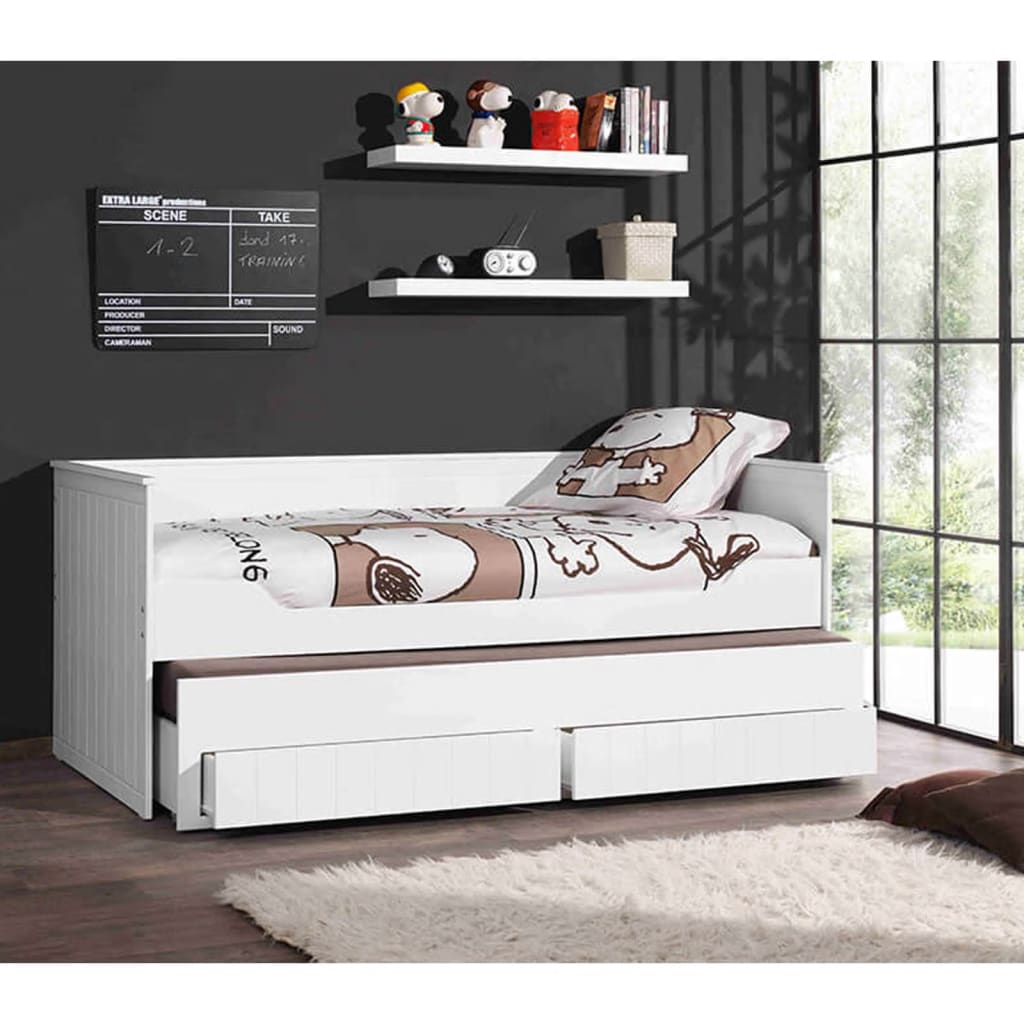Vipack Wall Shelf Set Robin 2 pcs Wood White