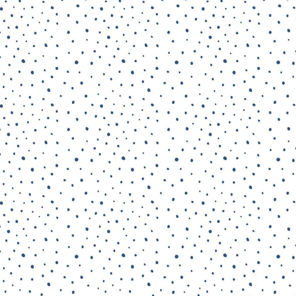 Noordwand Wallpaper Mondo baby Confetti Dots White, Blue and Beige