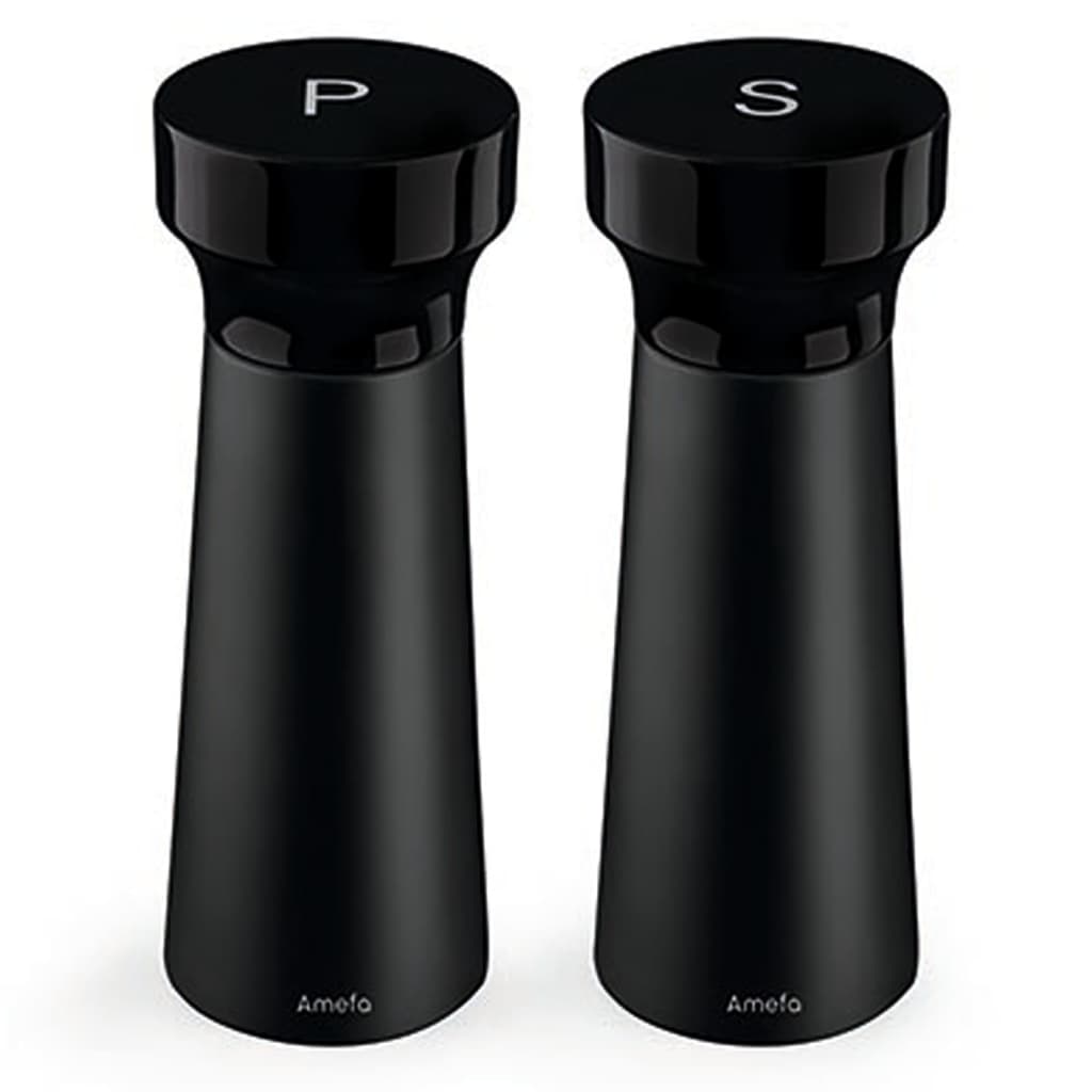 Amefa Salt and Pepper Mill 15 cm 2 pcs Black