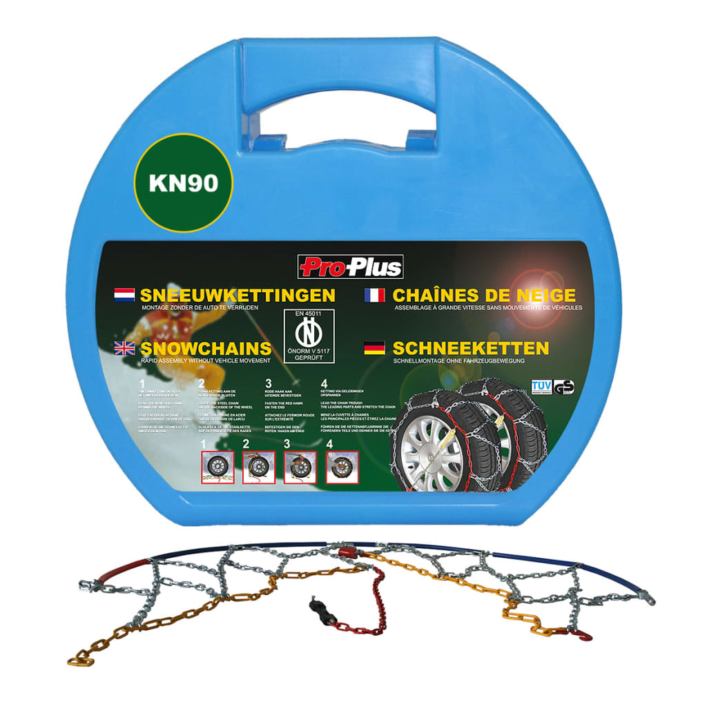 ProPlus Car Tyre Snow Chains 12 mm KN90 2 pcs