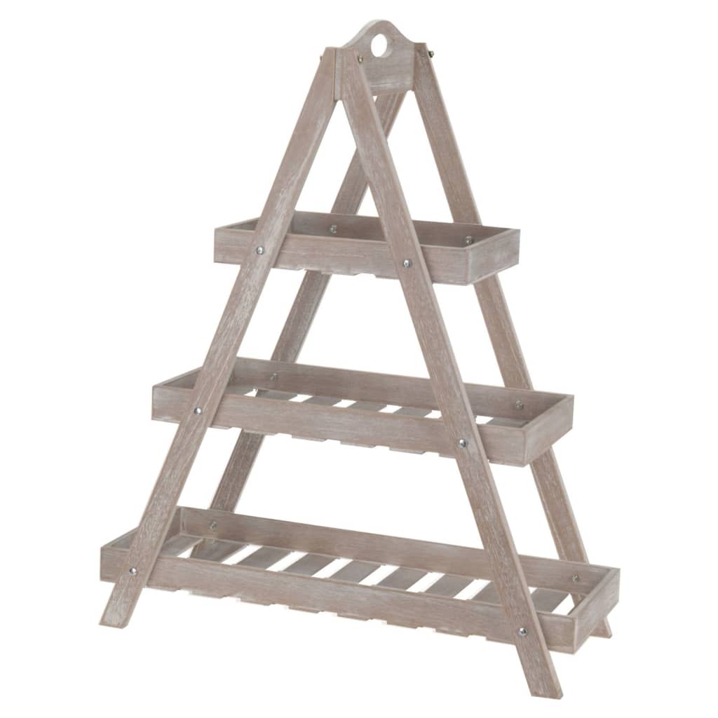 ProGarden Triangular Etagere 3 Layers MDF Beige