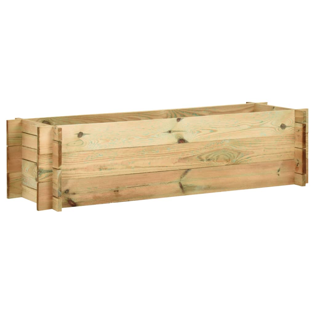vidaXL Garden Raised Vegetable Bed Impregnated Pinewood 120 cm