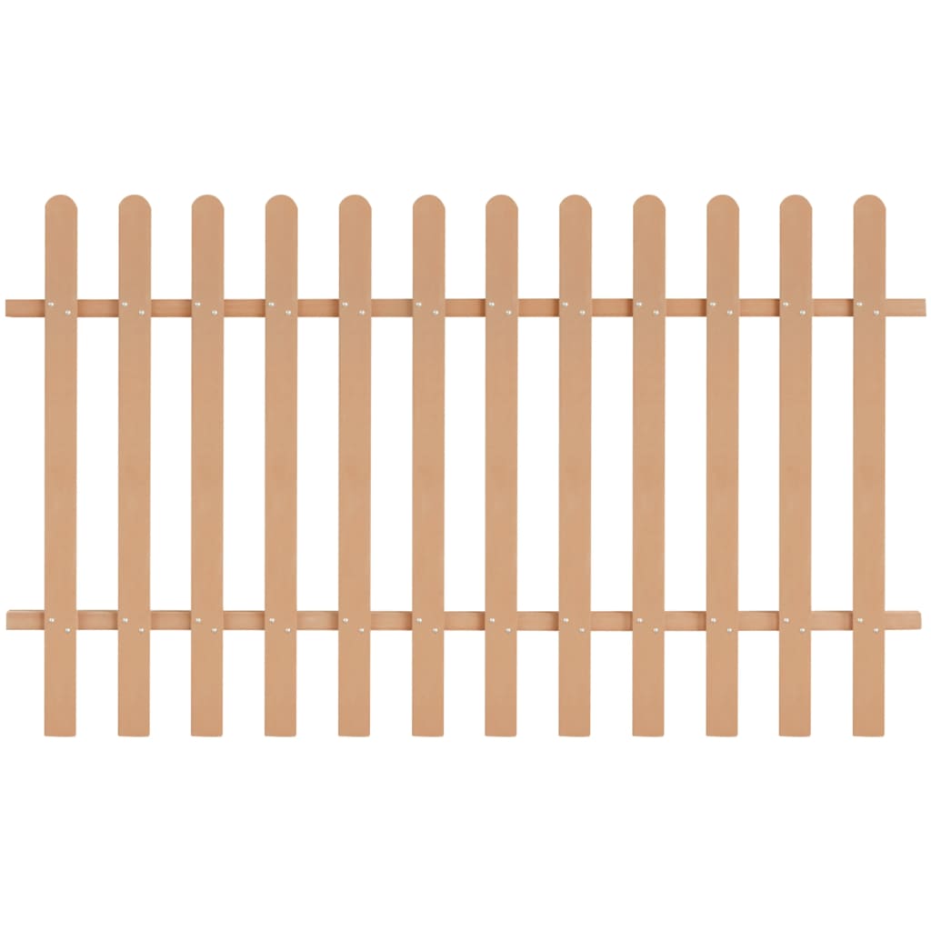 vidaXL Picket Fence WPC 200x120 cm