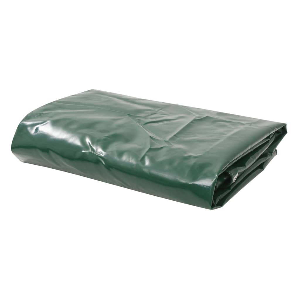 vidaXL Tarpaulin 650 g/må_ 4x6 m Green