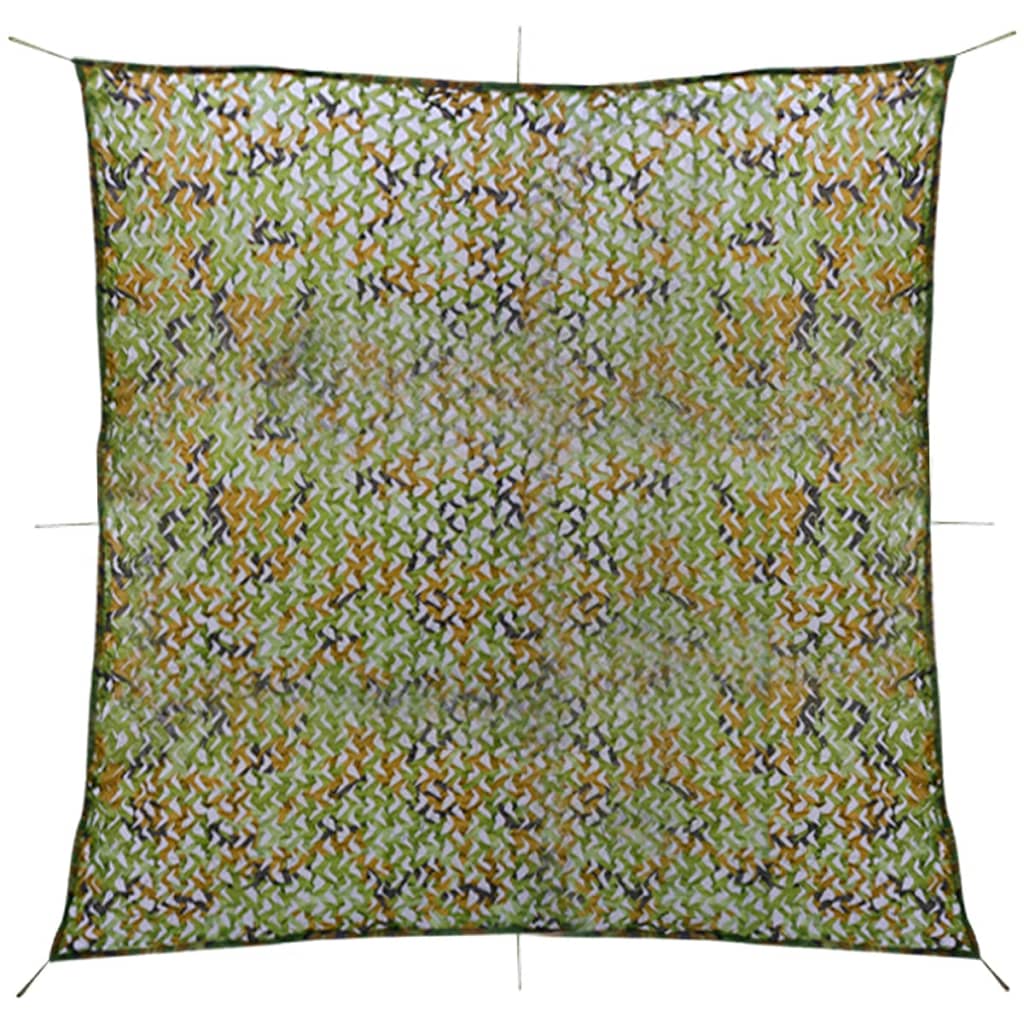 vidaXL Camouflage Netting with Storage Bag 4x4 m