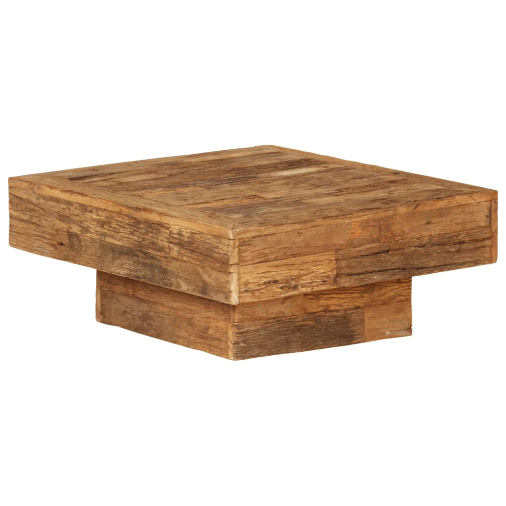 vidaXL Coffee Table Solid Reclaimed Wood 70x70x30 cm
