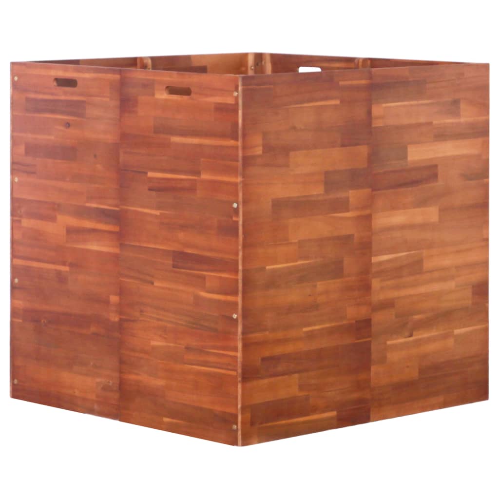 vidaXL Garden Raised Bed Acacia Wood 100x100x100 cm