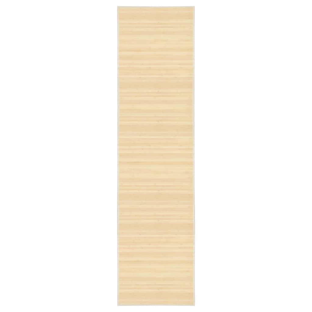 vidaXL Rug Bamboo 80x300 cm Natural