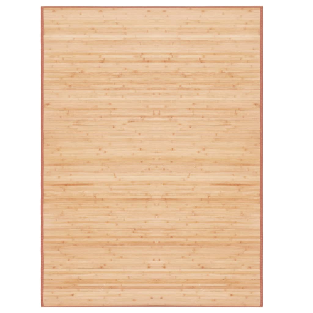 vidaXL Rug Bamboo 160x230 cm Brown