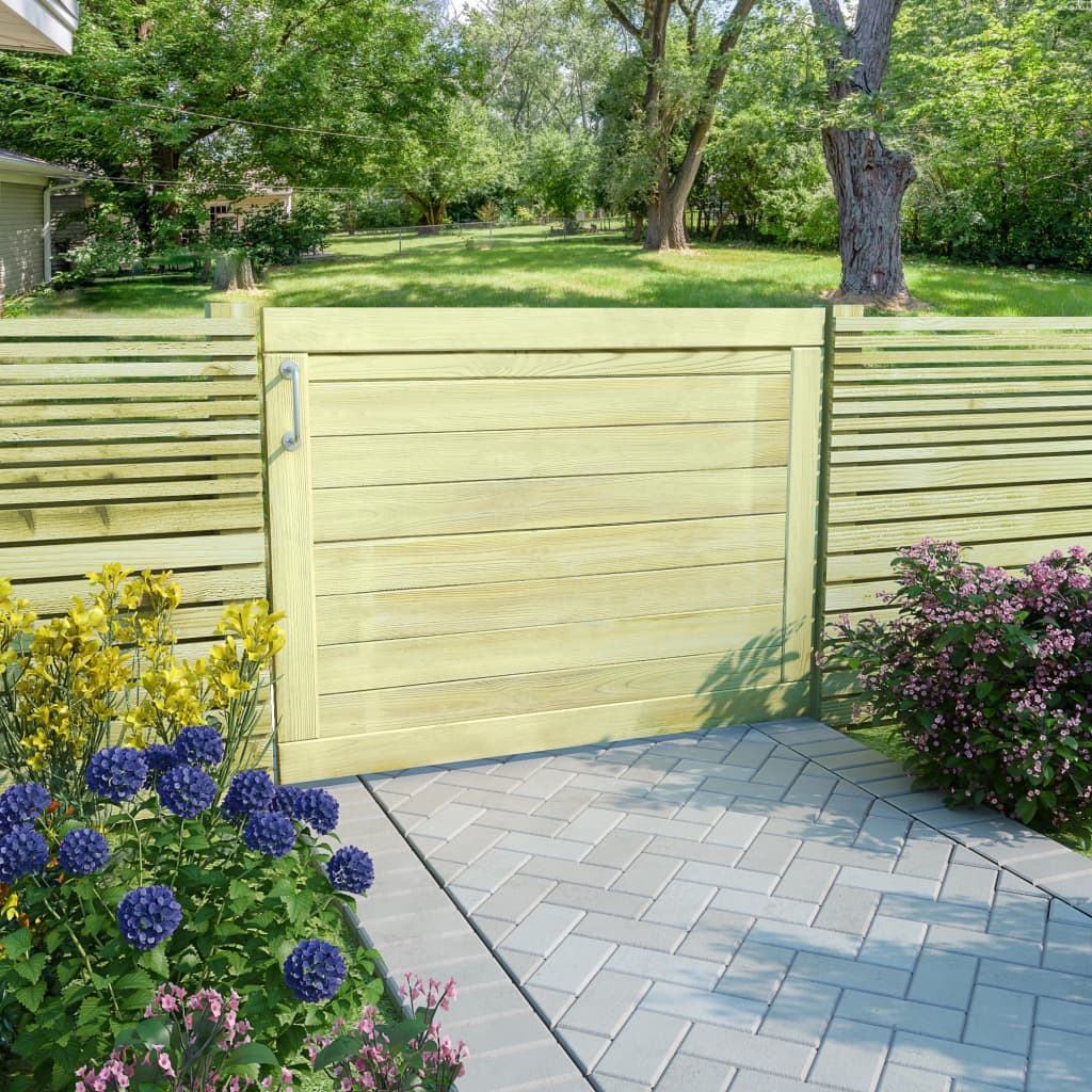 vidaXL Garden Gate Impregnated Pinewood 75x100 cm