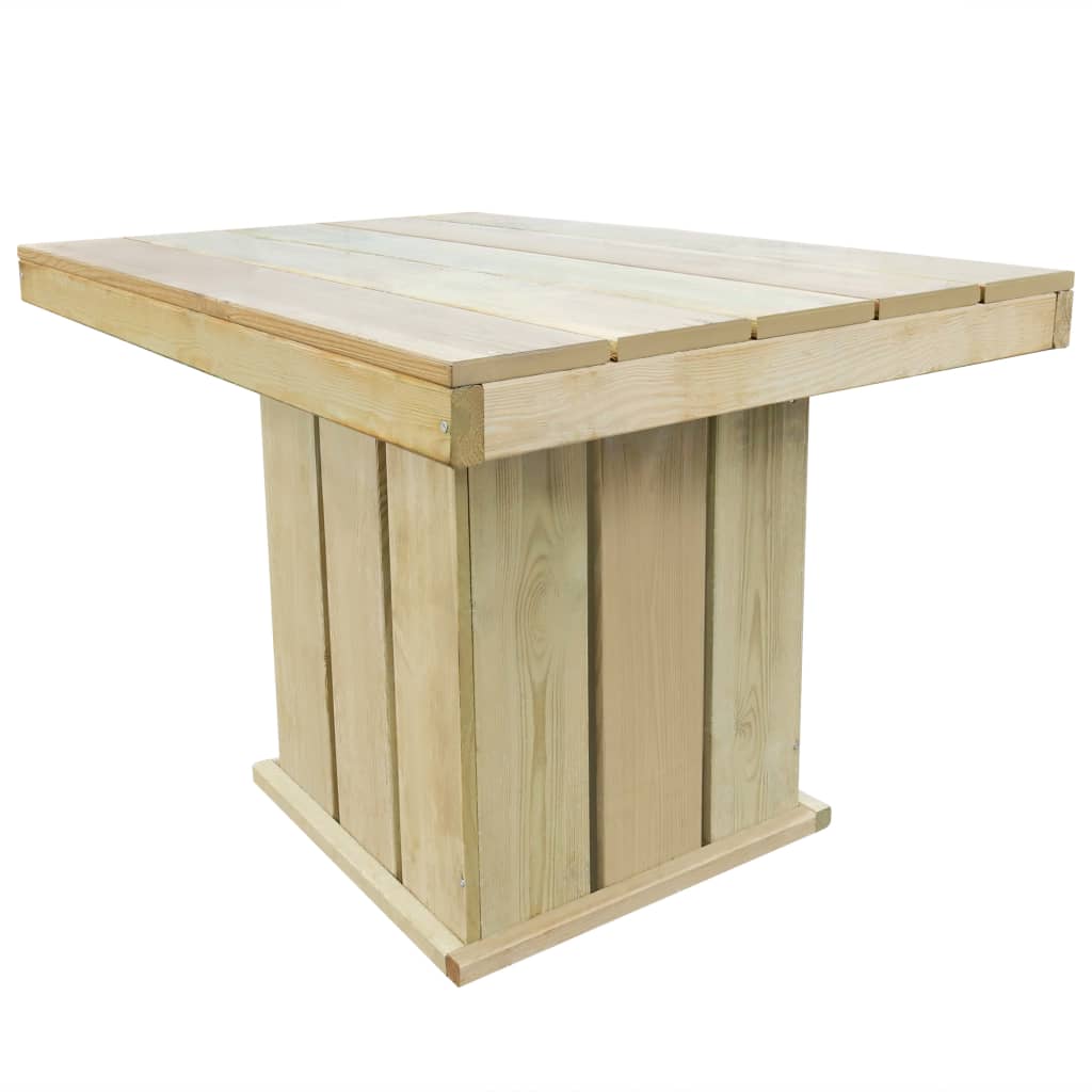vidaXL Garden Table 110x75x74 cm Impregnated Pinewood