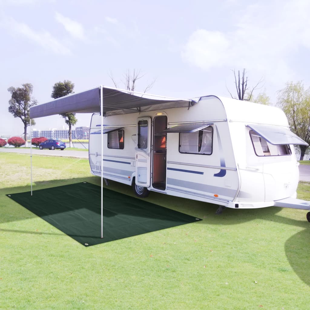 vidaXL Tent Carpet 300x600 cm HDPE Green