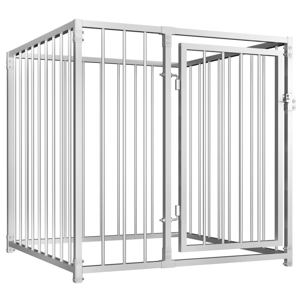 vidaXL Outdoor Dog Kennel 100x100x100 cm