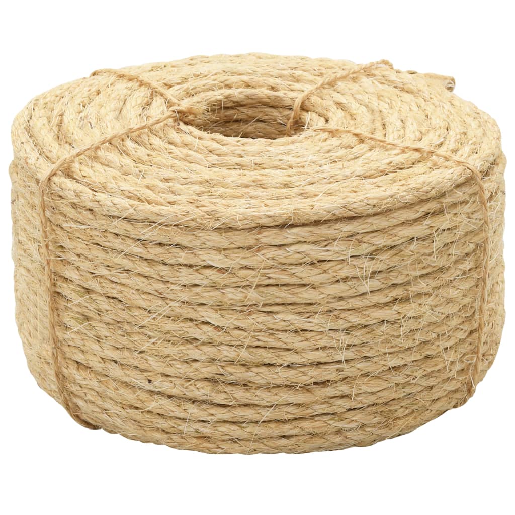 vidaXL Rope 100% Sisal 8 mm 100 m
