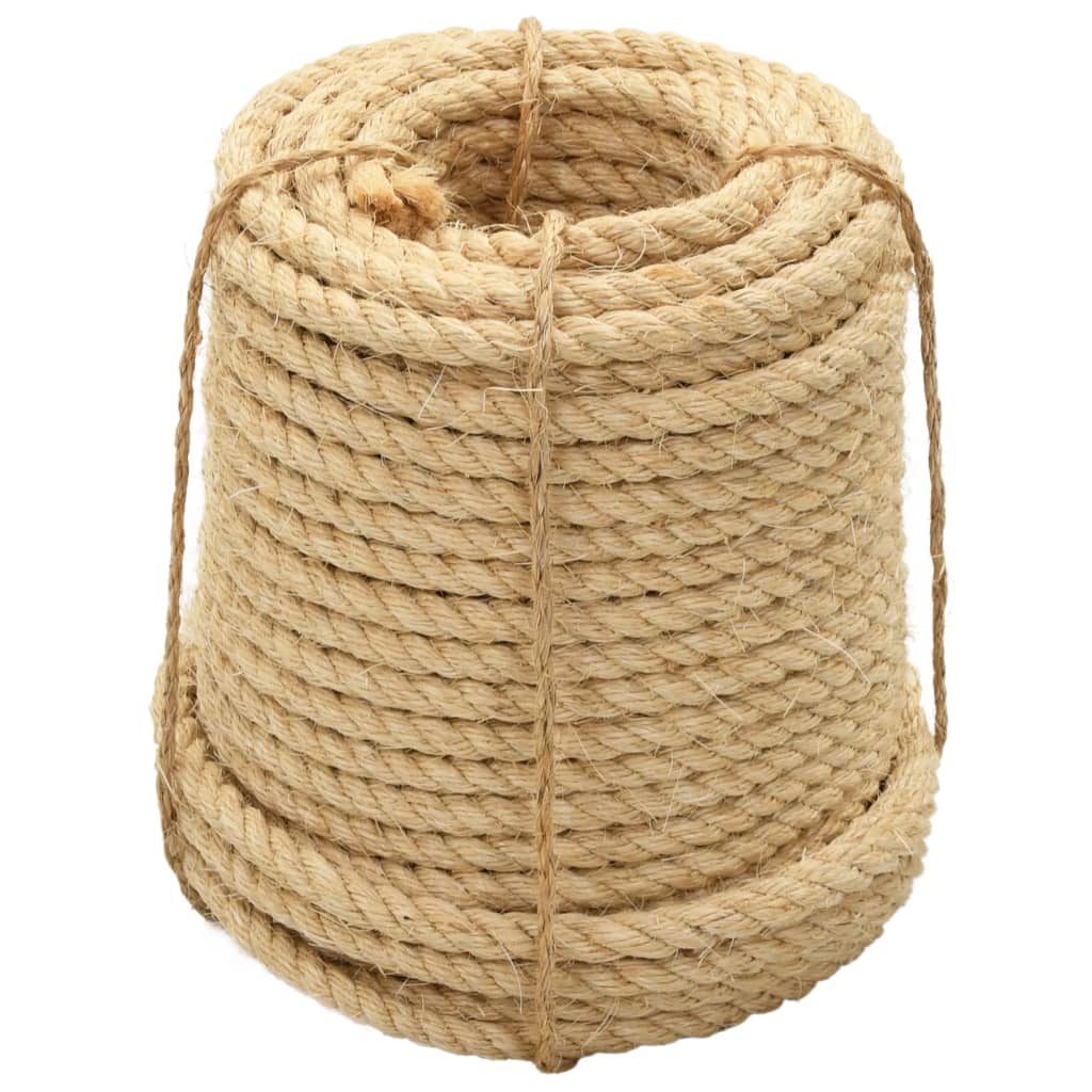 vidaXL Rope 100% Sisal 20 mm 50 m