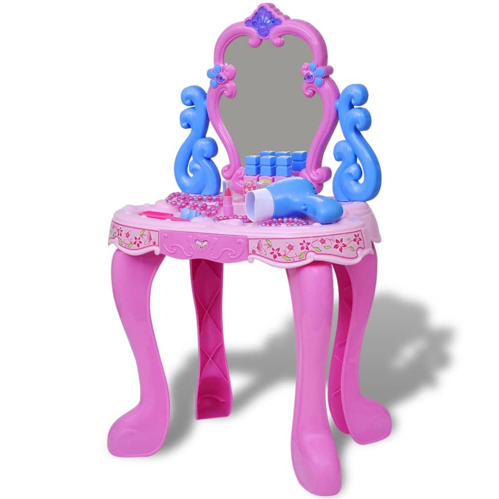 vidaXL Kids'/Children's Playroom Standing Toy Vanity Table with Light/Sound