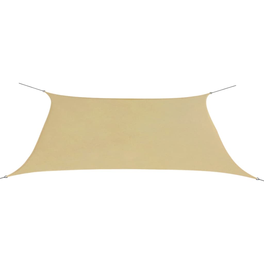 vidaXL Sunshade Sail Oxford Fabric Rectangular 2x4 m Beige
