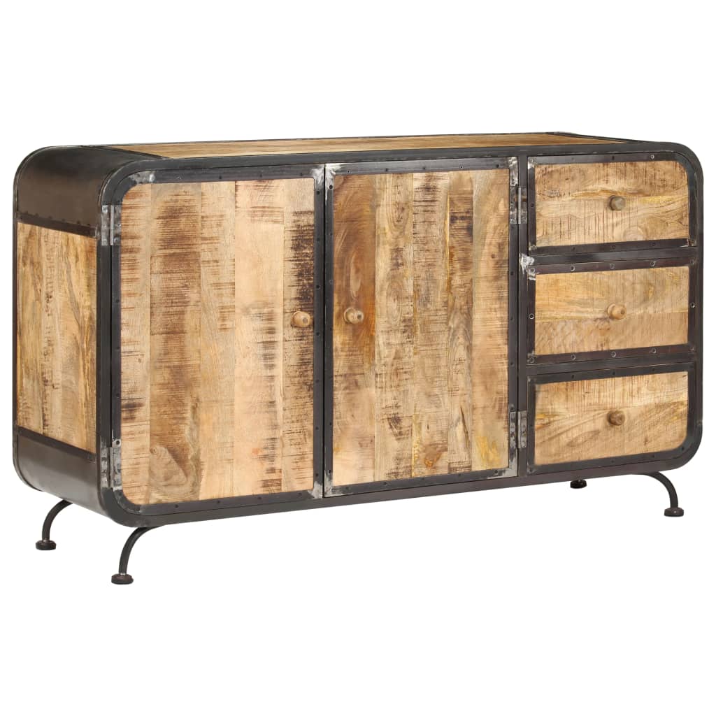 vidaXL Sideboard 140x40x80 cm Solid Mango Wood