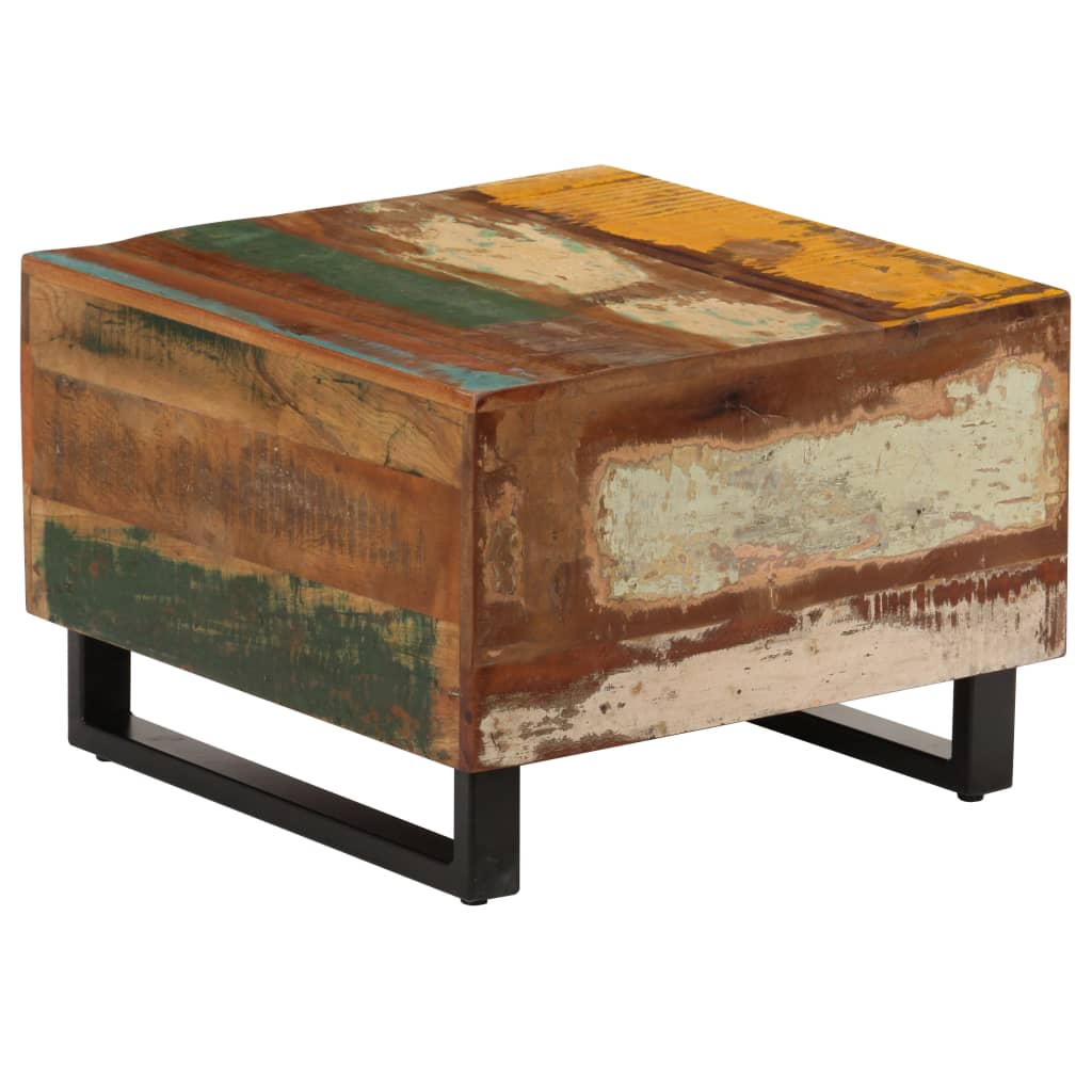 vidaXL Coffee Table 50x50x35 cm Solid Reclaimed Wood