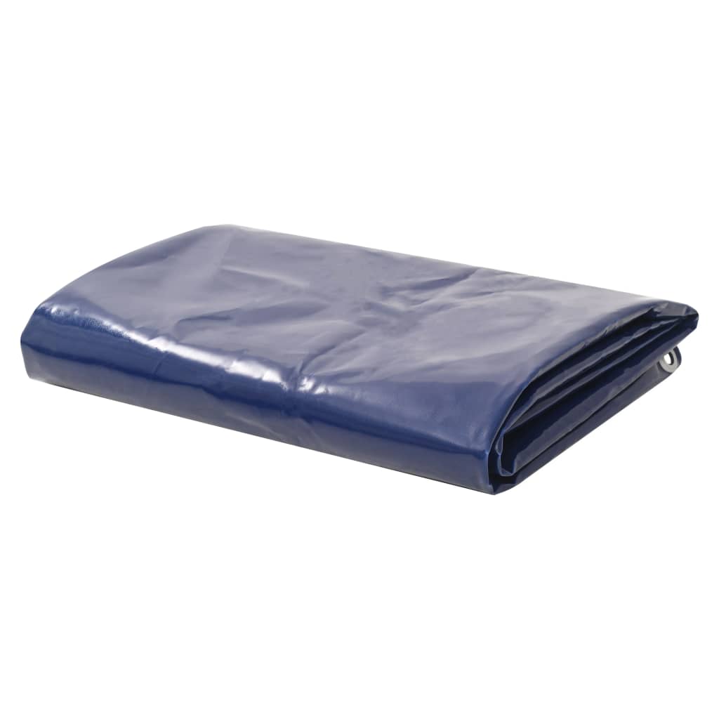vidaXL Tarpaulin 650 g/må_ 5x6 m Blue