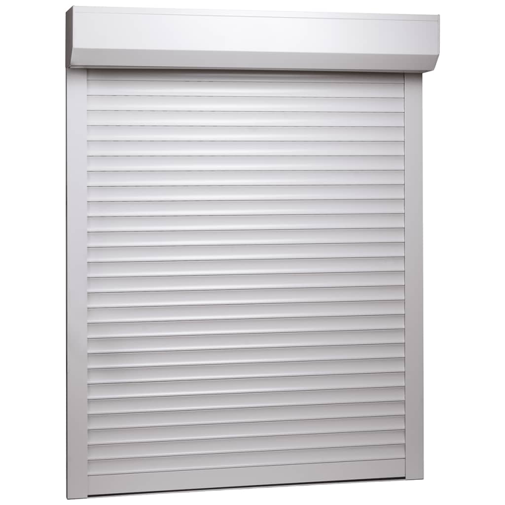 vidaXL Roller Shutter Aluminium 100x130 cm White