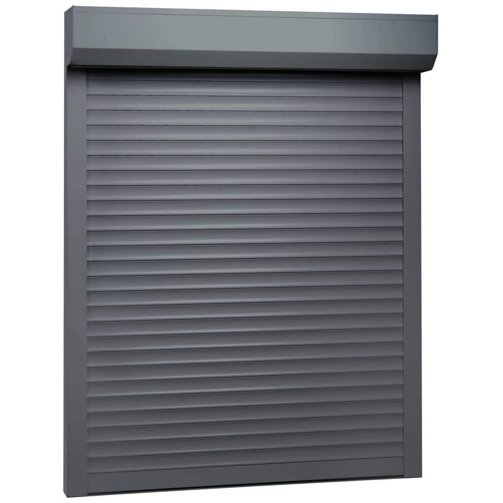 vidaXL Roller Shutter Aluminium 100x130 cm Anthracite