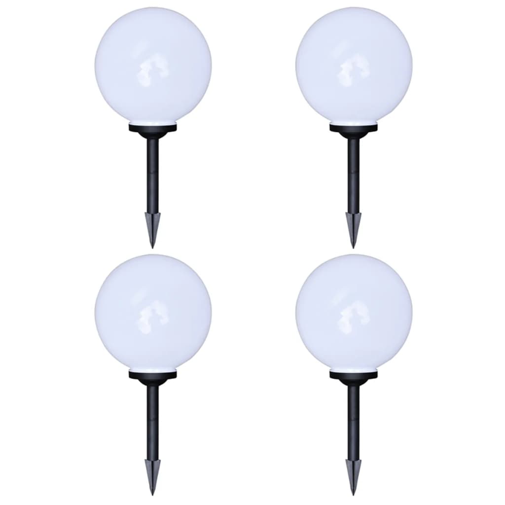 vidaXL Outdoor Pathway Lamps 4 pcs LED 30 cm with Ground Spike