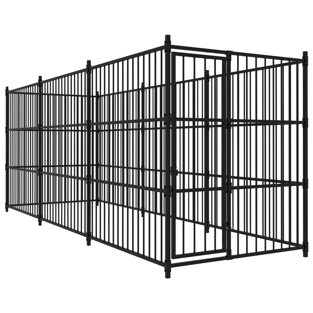 vidaXL Outdoor Dog Kennel 450x150x185 cm