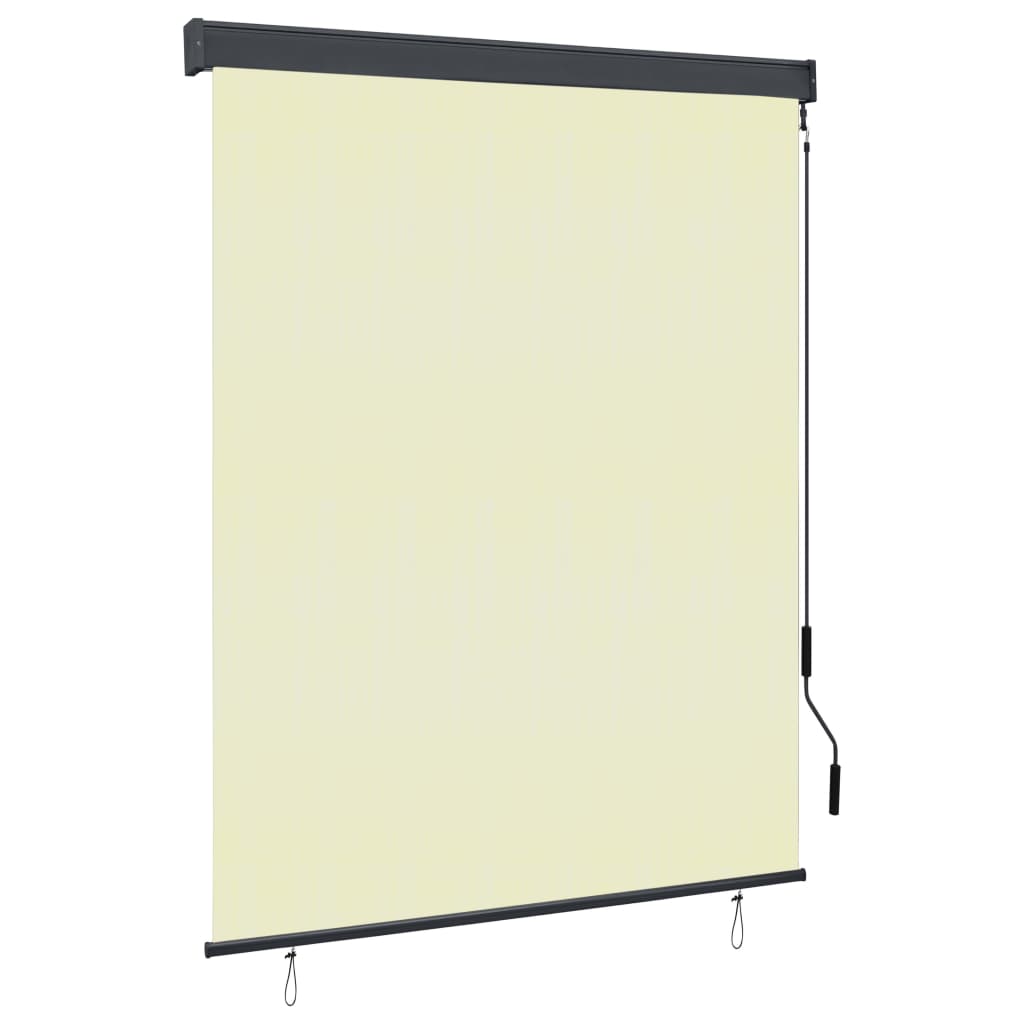 vidaXL Outdoor Roller Blind 140x250 cm Cream