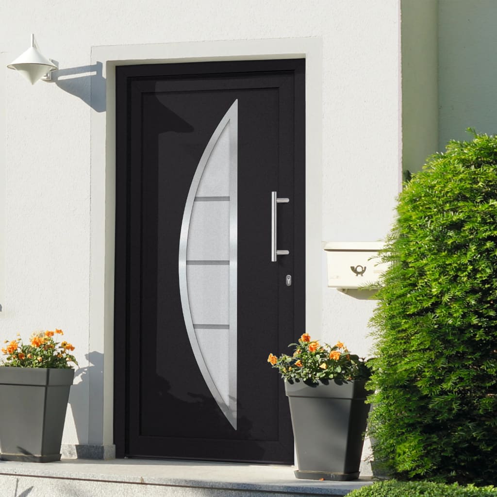vidaXL Front Door Anthracite 88x200 cm