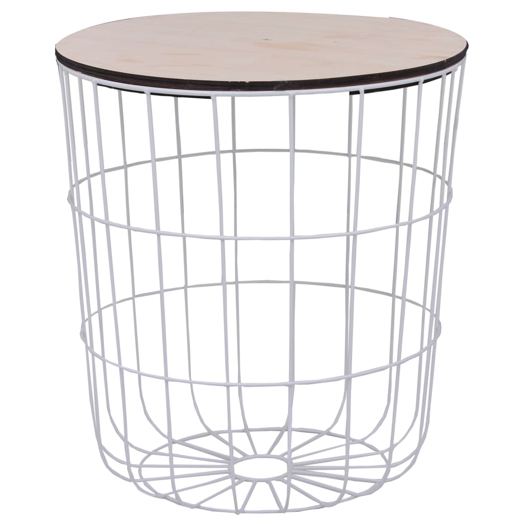 vidaXL Coffee Table White ? 39.5 cm