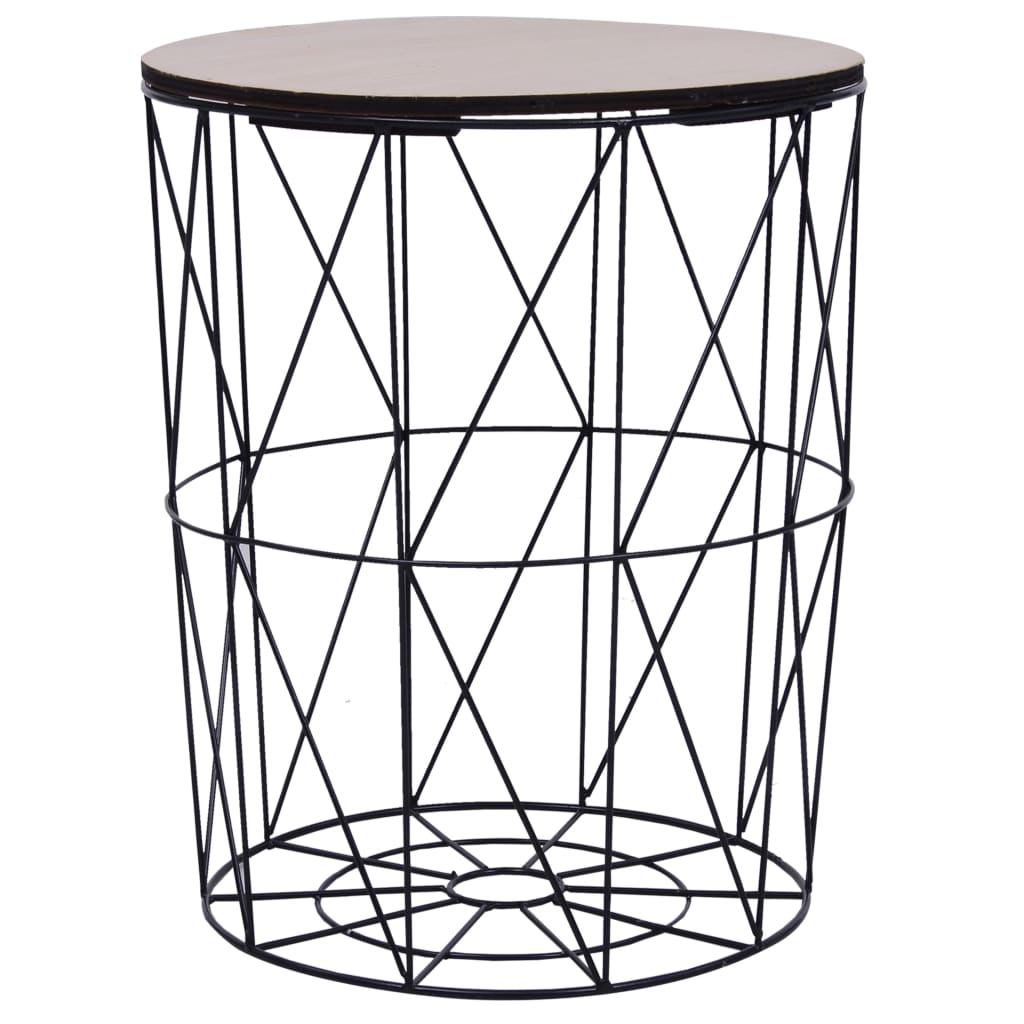 vidaXL Coffee Table Black ? 47 cm