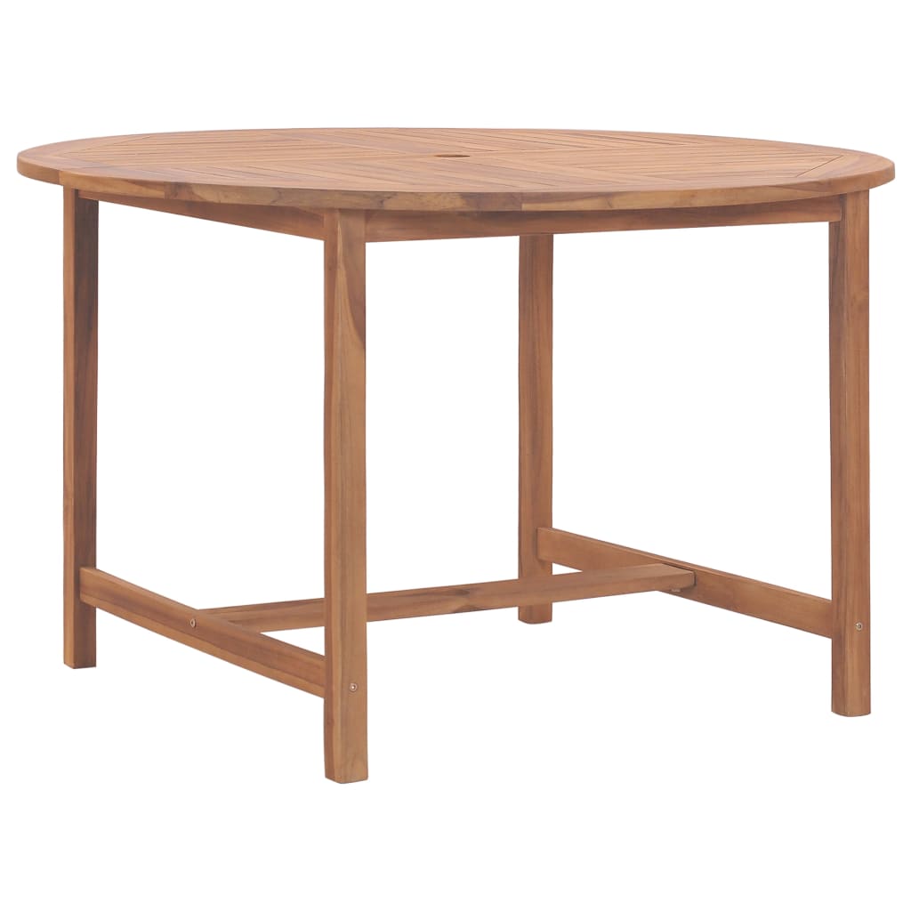 vidaXL Garden Table 120x76 cm Solid Teak Wood
