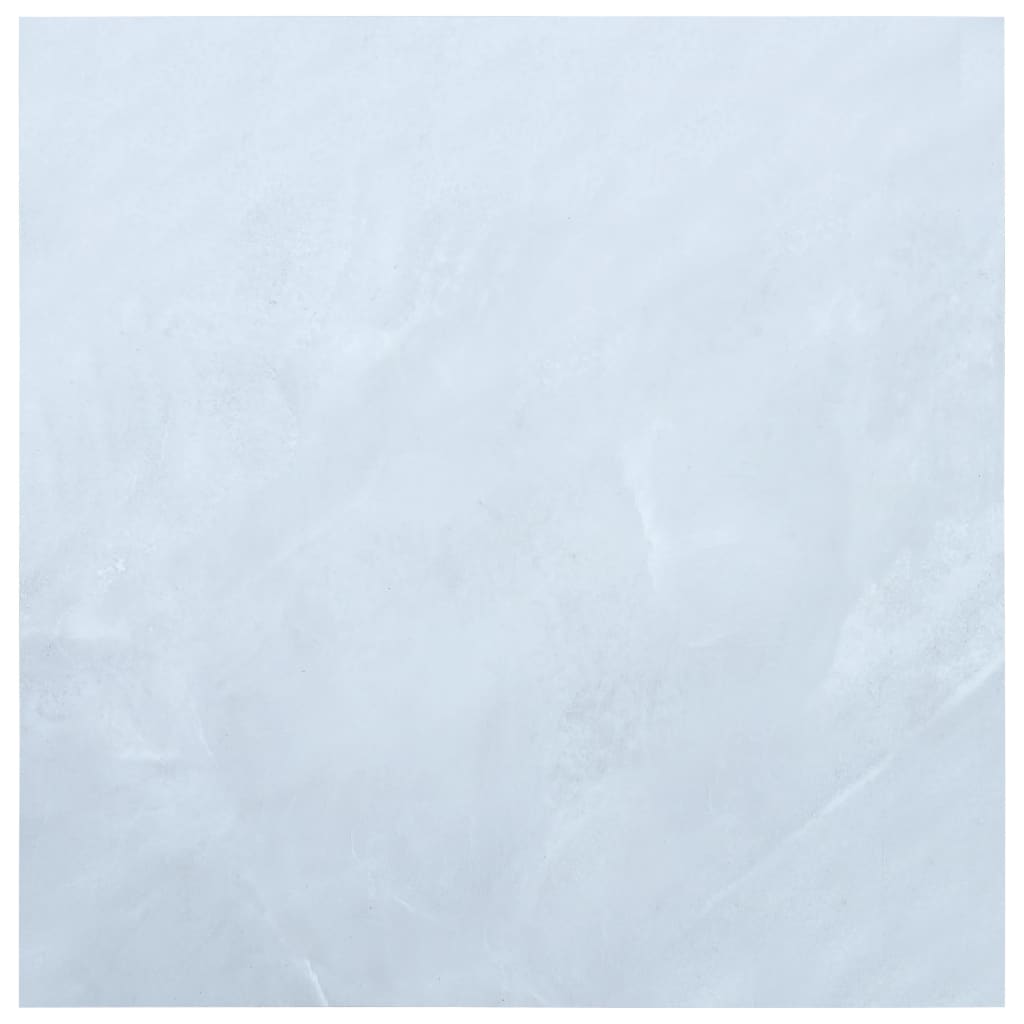 vidaXL Self-adhesive Flooring Planks 5.11 må_ PVC White Marble