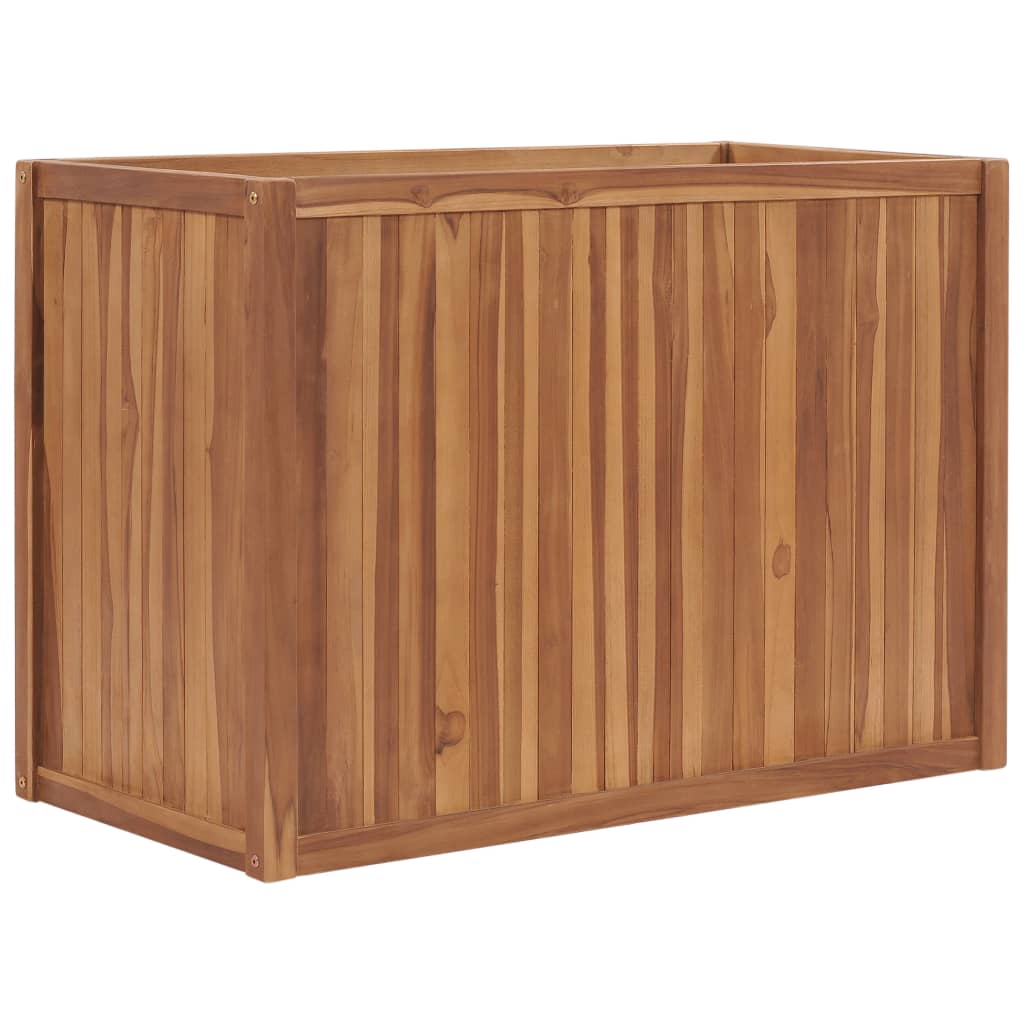 vidaXL Raised Bed 100x50x70 cm Solid Teak Wood