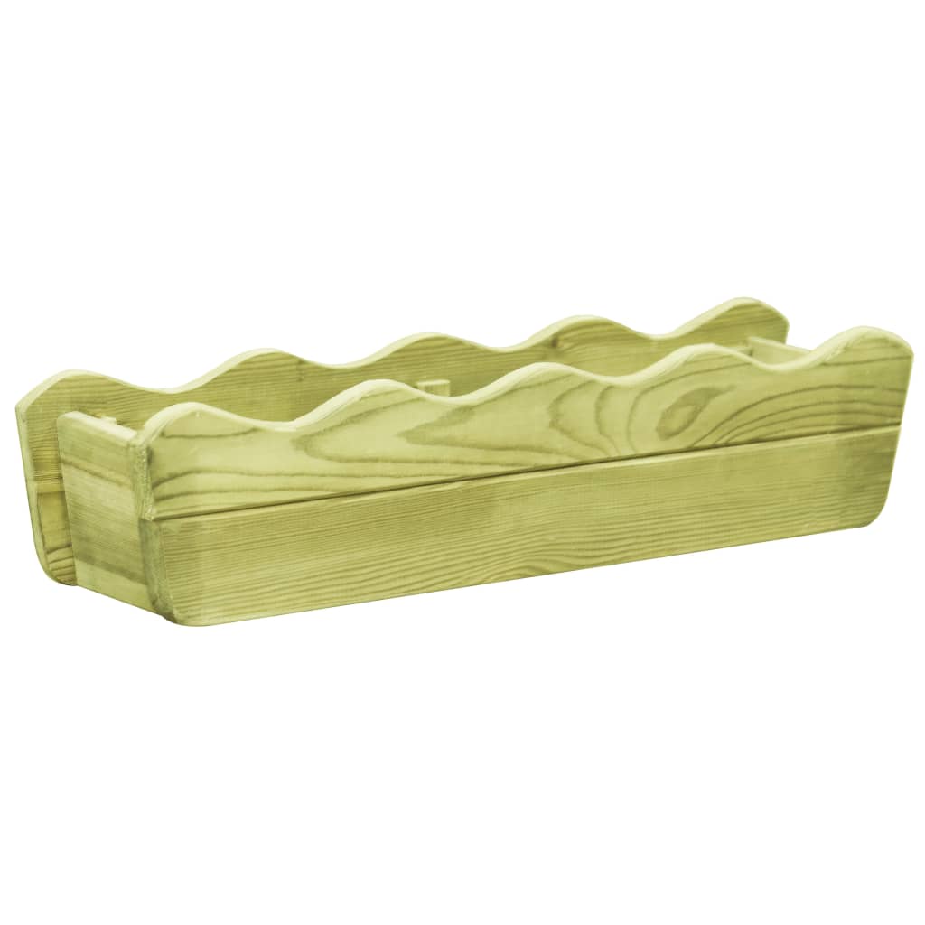 vidaXL Garden Raised Bed 80x18x18 cm Impregnated Pinewood
