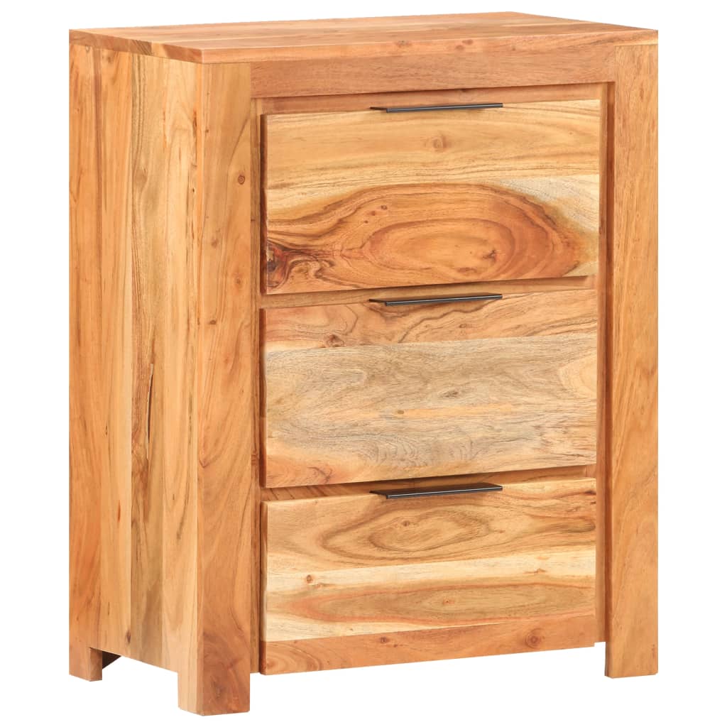 vidaXL Sideboard 59x33x75 cm Solid Acacia Wood