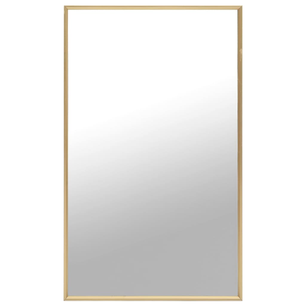 vidaXL Mirror Gold 100x60 cm