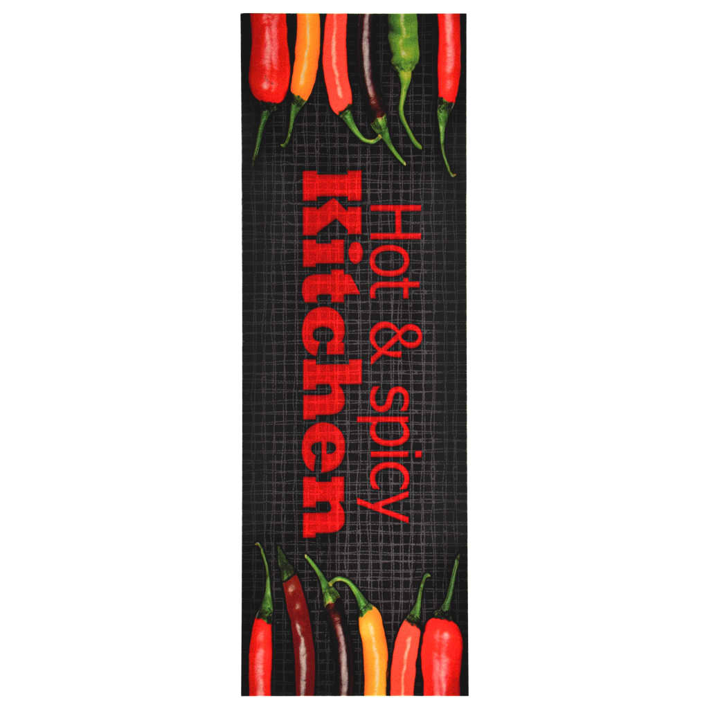 vidaXL Kitchen Floor Mat Washable Hot&Spicy 60x180 cm