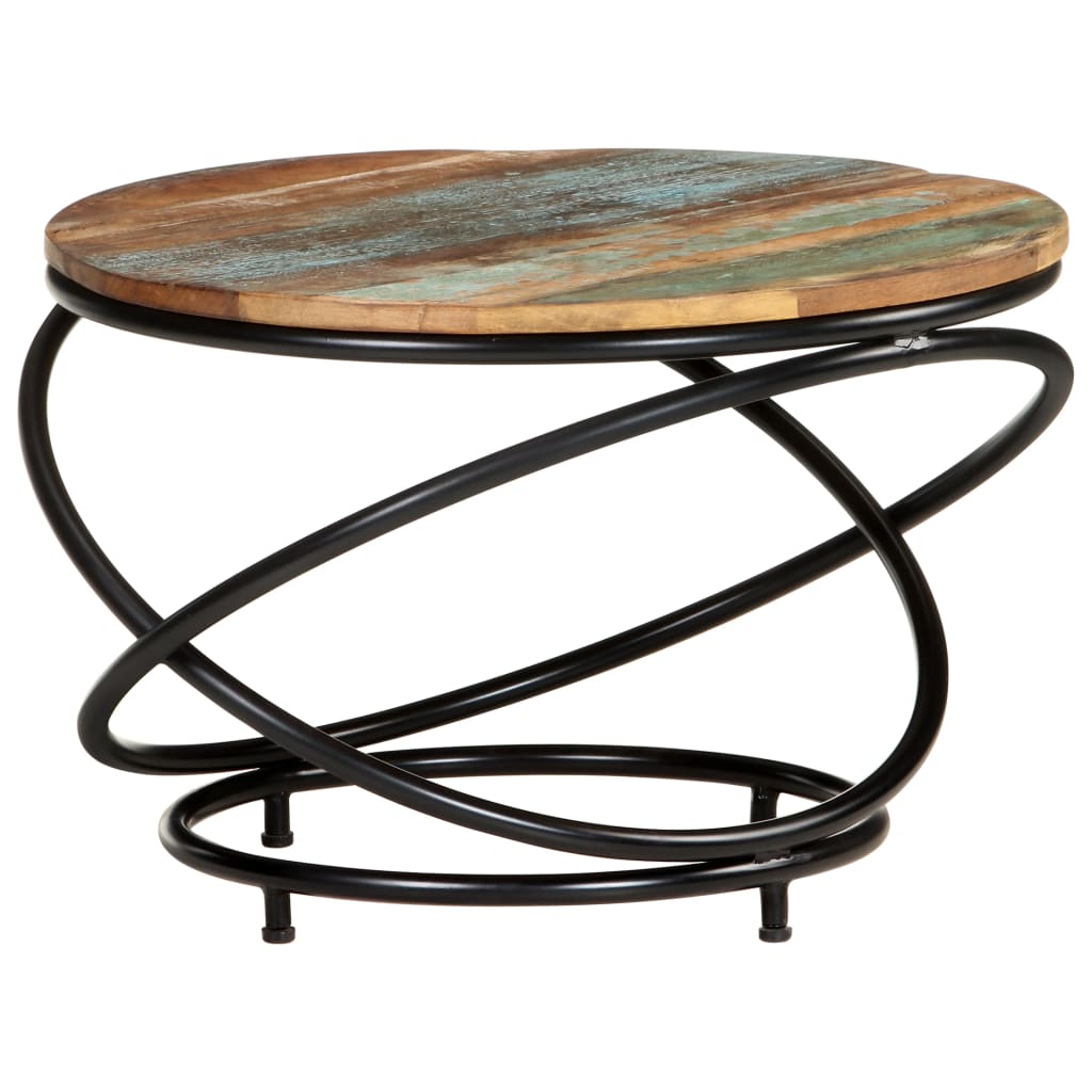 vidaXL Coffee Table 60x60x40 cm Solid Reclaimed Wood