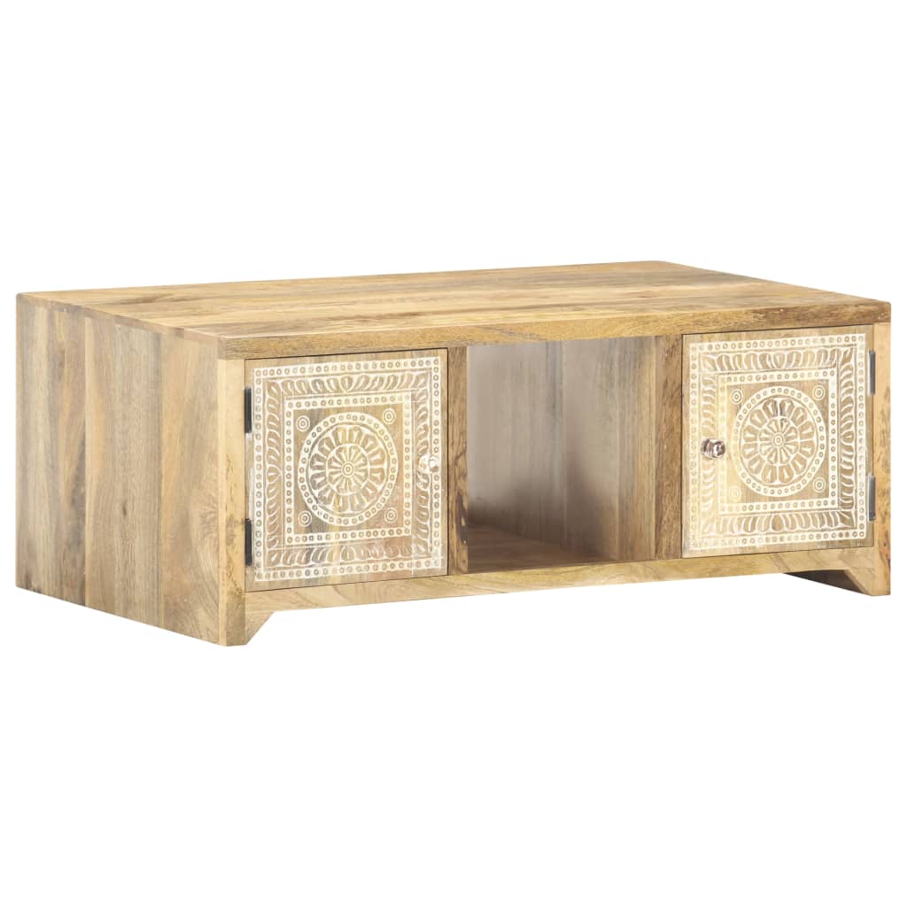 vidaXL Coffee Table 90x50x35 cm Solid Mango Wood