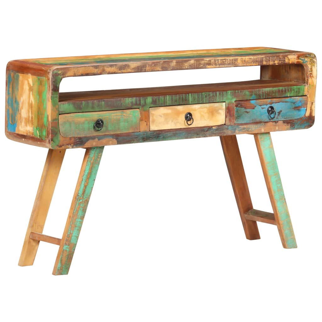 vidaXL Sideboard 120x30x75 cm Solid Reclaimed Wood