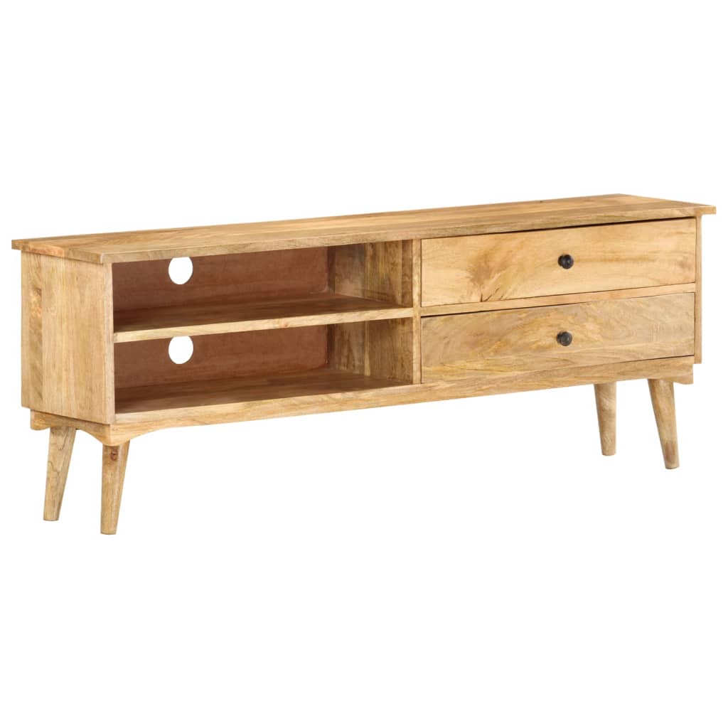vidaXL TV Cabinet 140x30x50 cm Solid Mango Wood