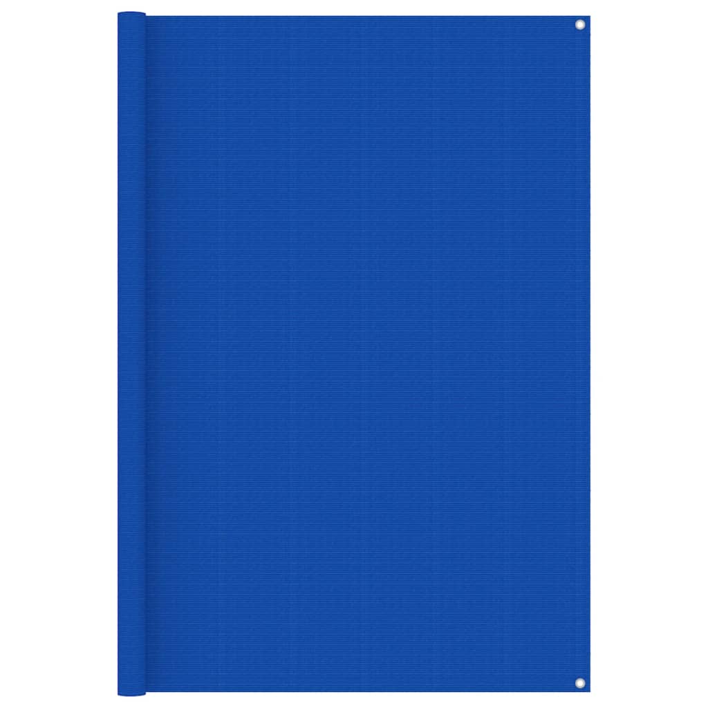 vidaXL Tent Carpet 200x400 cm Blue HDPE
