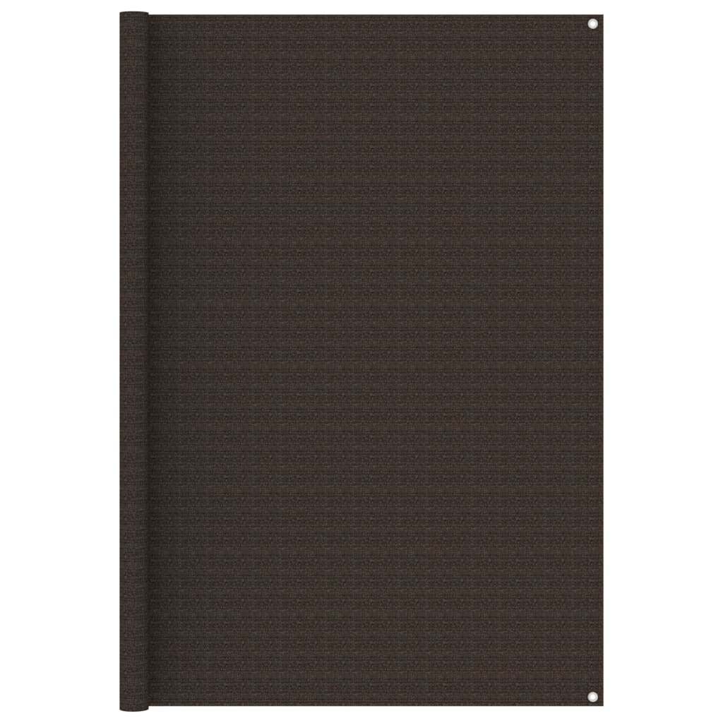 vidaXL Tent Carpet 200x400 cm Brown