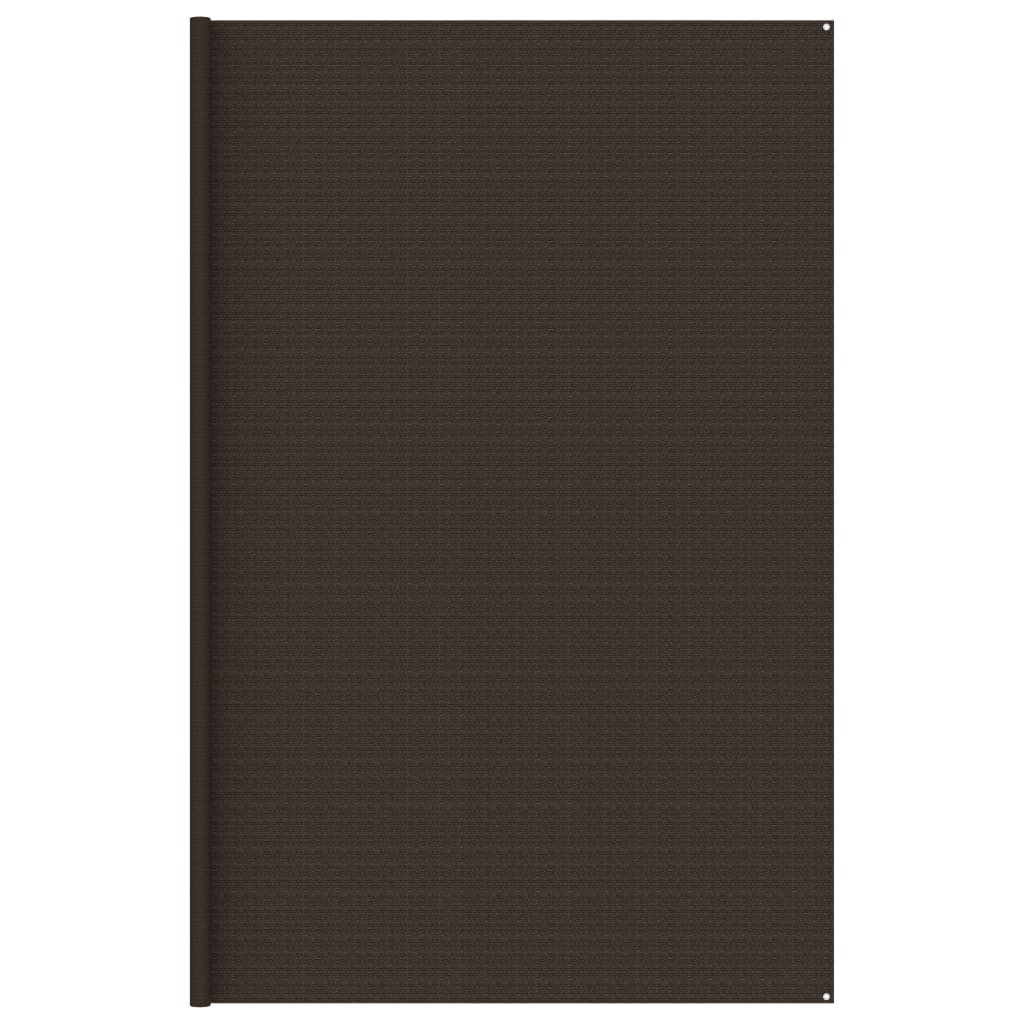vidaXL Tent Carpet 400x600 cm Brown