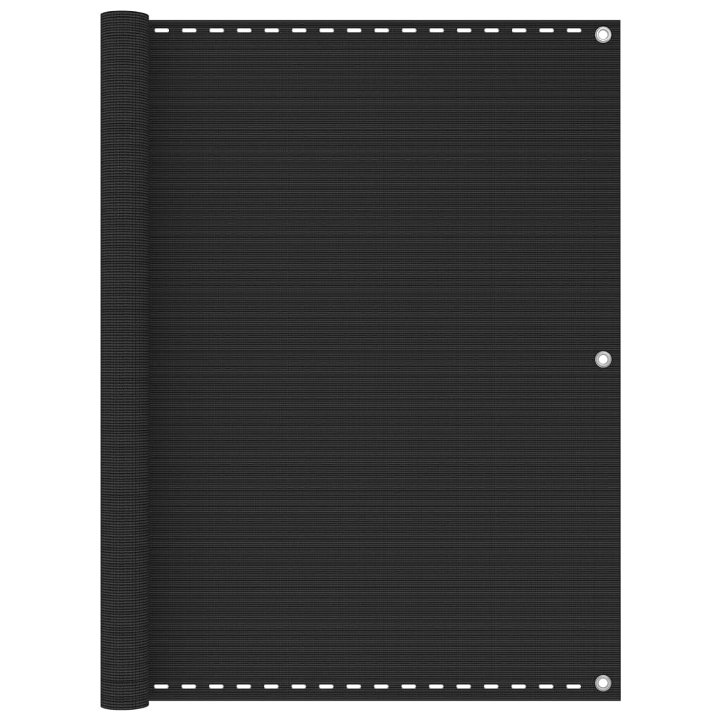 vidaXL Balcony Screen Anthracite 120x400 cm HDPE